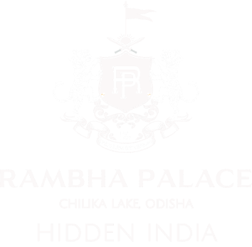 Rambha Palace white logo